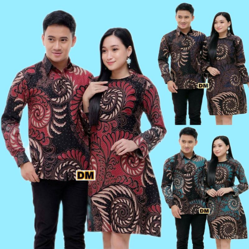 Mursyid Official New Batik Couple Modern Couple Batik Teacher Batik 