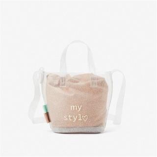 zara black transparent bag