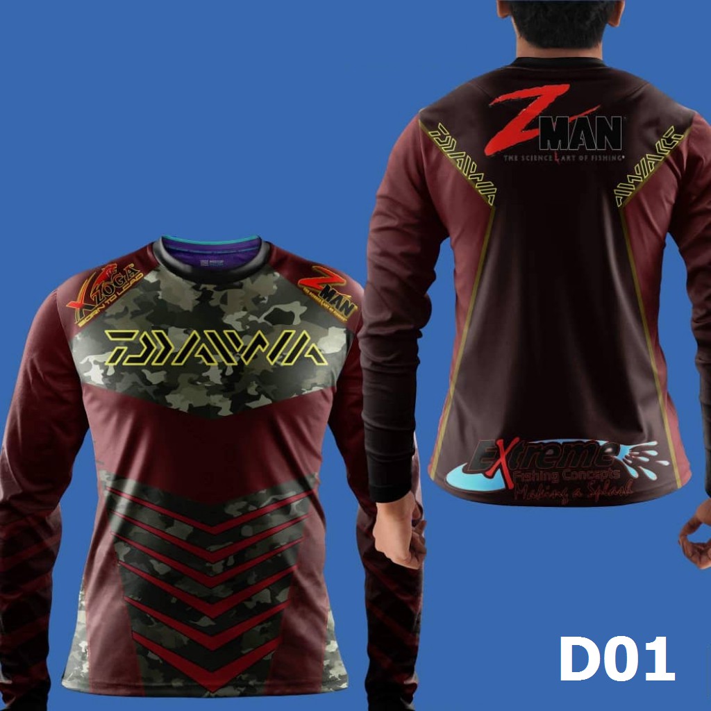 long sleeve fishing jersey