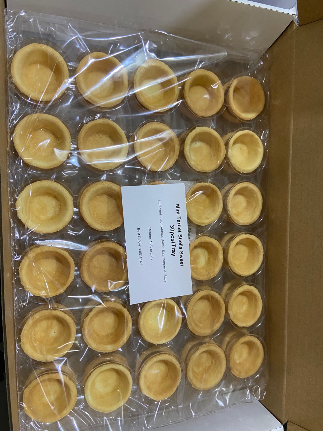 Mini Tartlet Shells (Ready to consume / bake), 30pcs Shopee Singapore