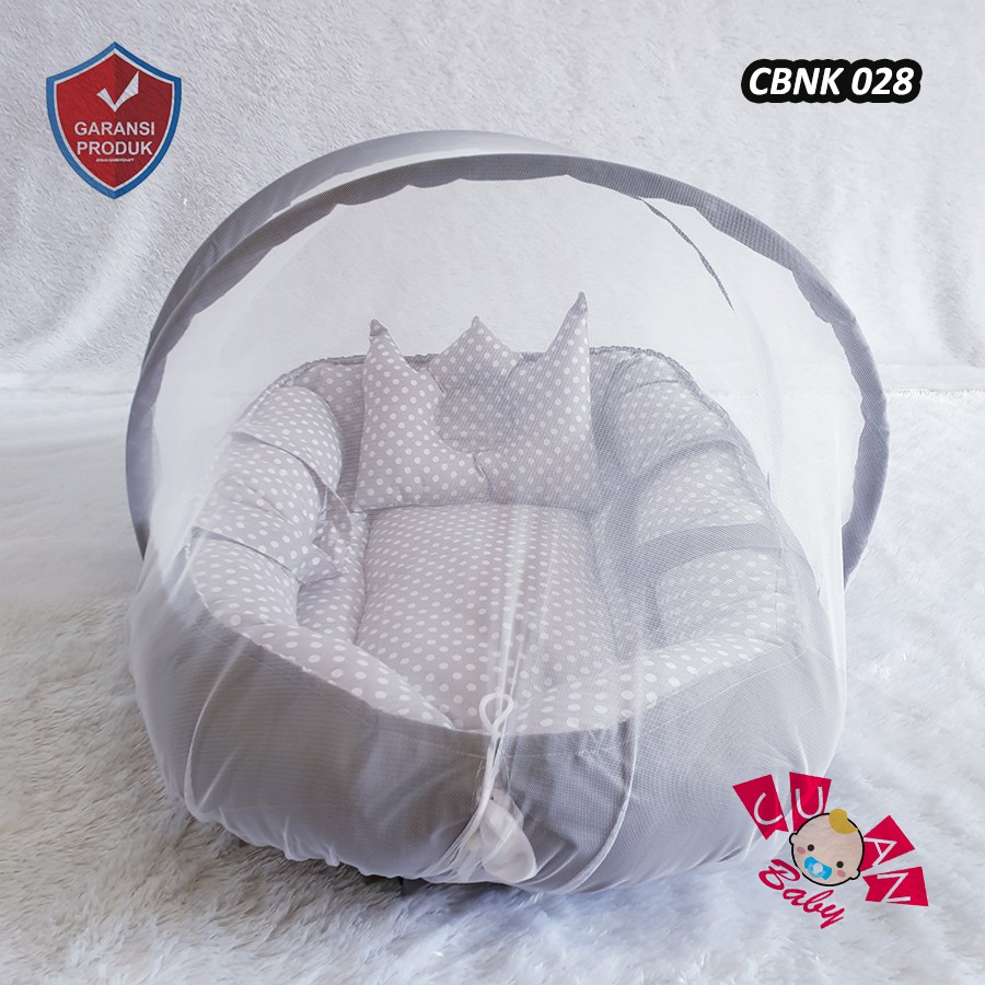 baby nest with mosquito net