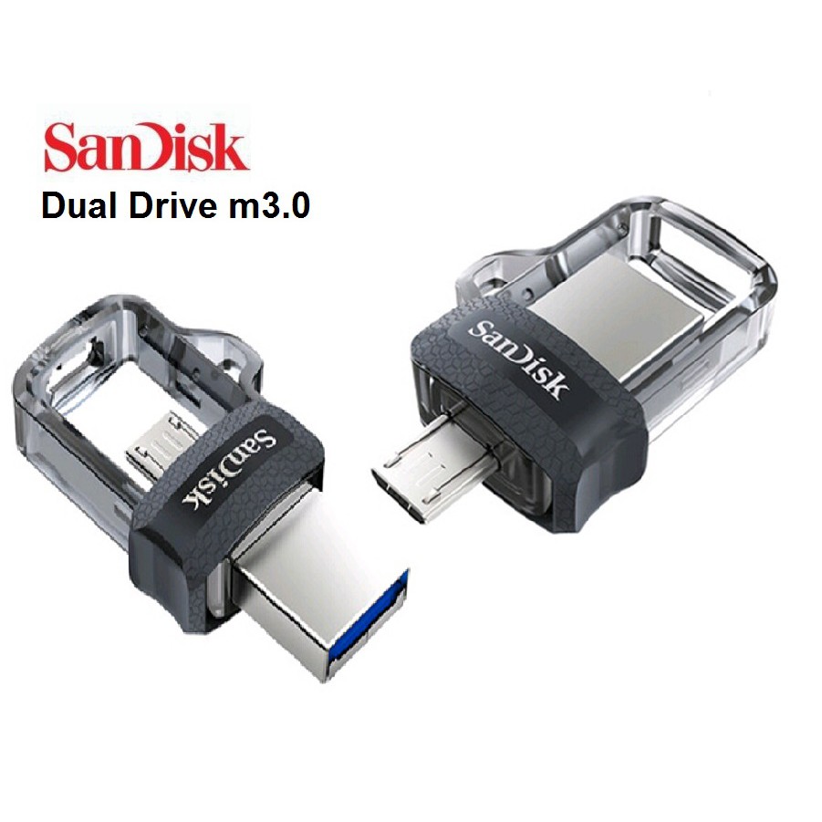 Sandisk Ultra Dual Drive USB M3.0 16GB / 32GB / 64GB / 128GB OTG ...