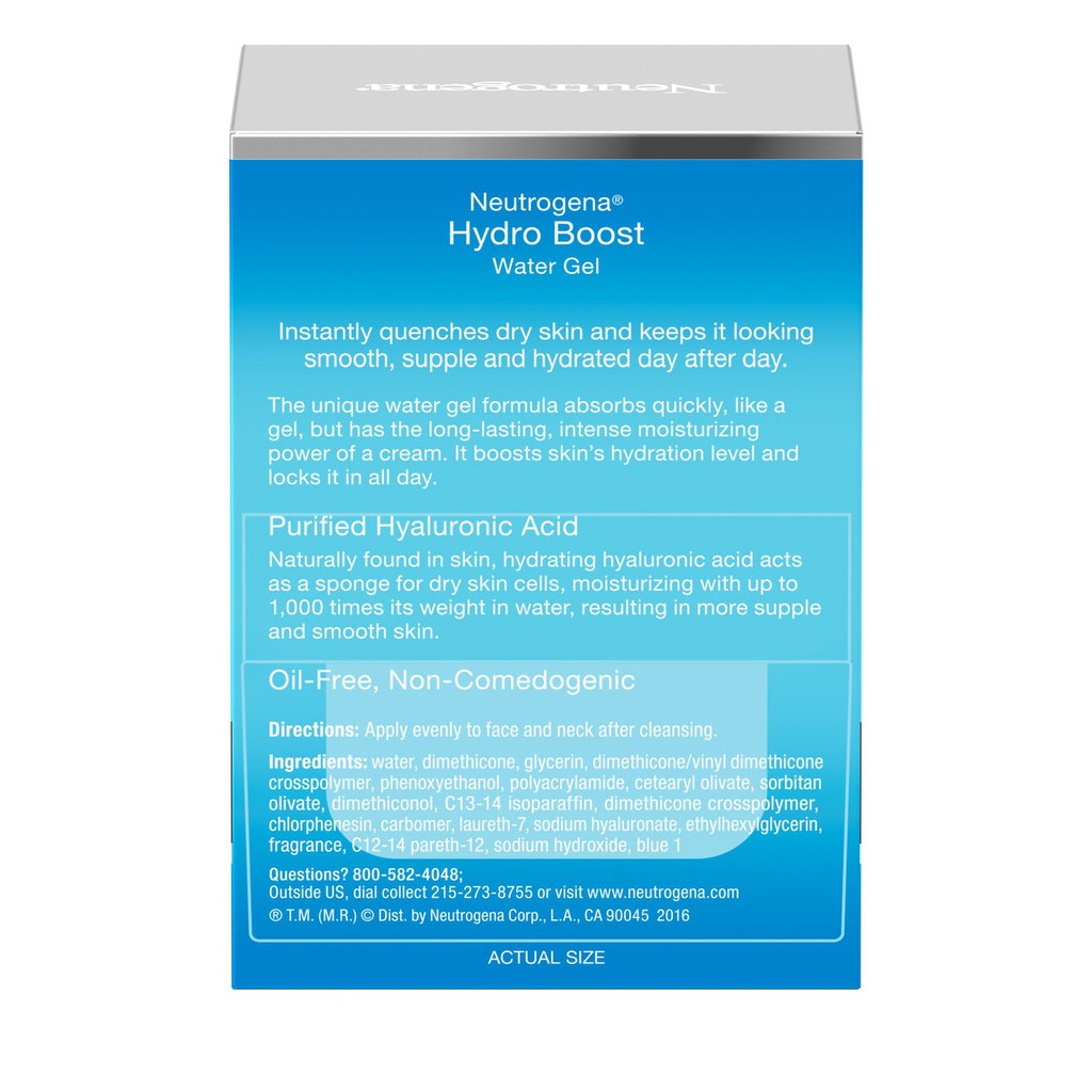neutrogena hydro boost hydrating gel cleanser ingredients