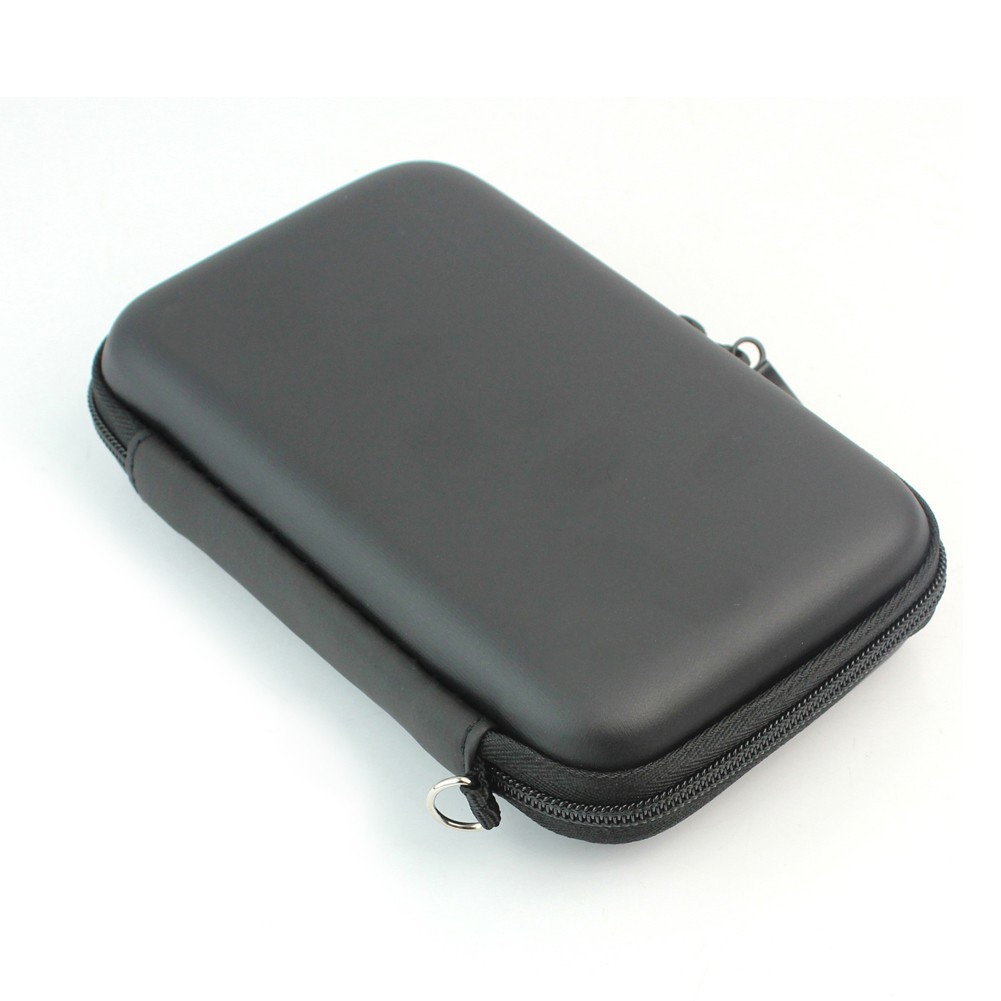 Black Hard Carry Case Cover Bag Zipper Cover Pouch 2.5/" HDD 5/" GPS Garmin Nuvi