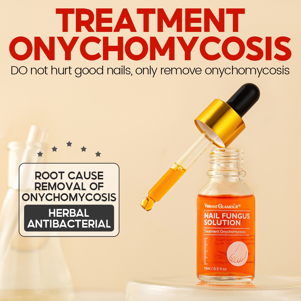 VIBRANT GLAMOUR Nail Repair Serum Nail Treatment Essence Fungus Onychomycosis Removal Anti
