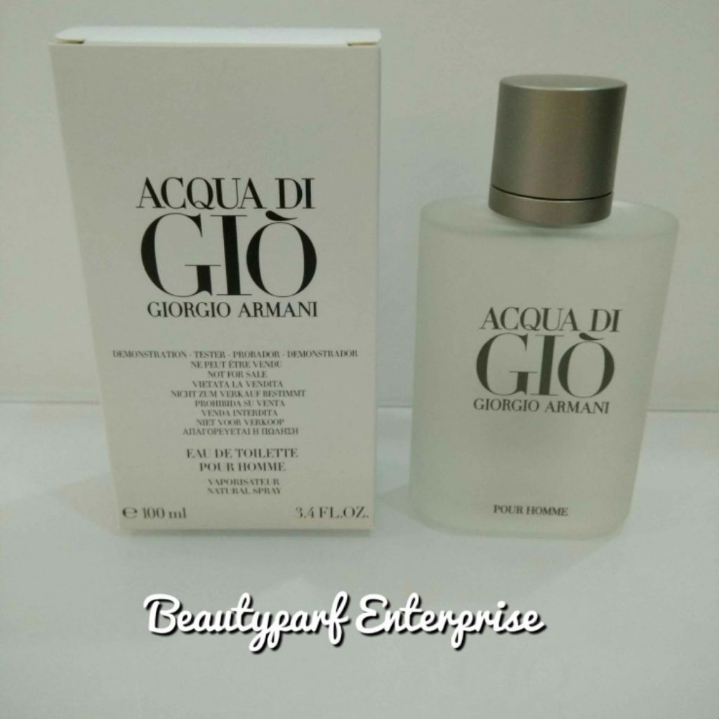 giorgio armani acqua di gio pour homme 100 ml tester