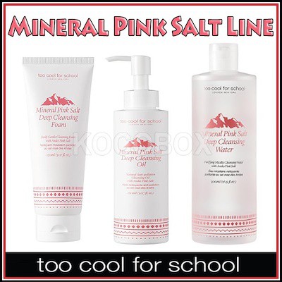 mineral pink salt deep cleansing foam