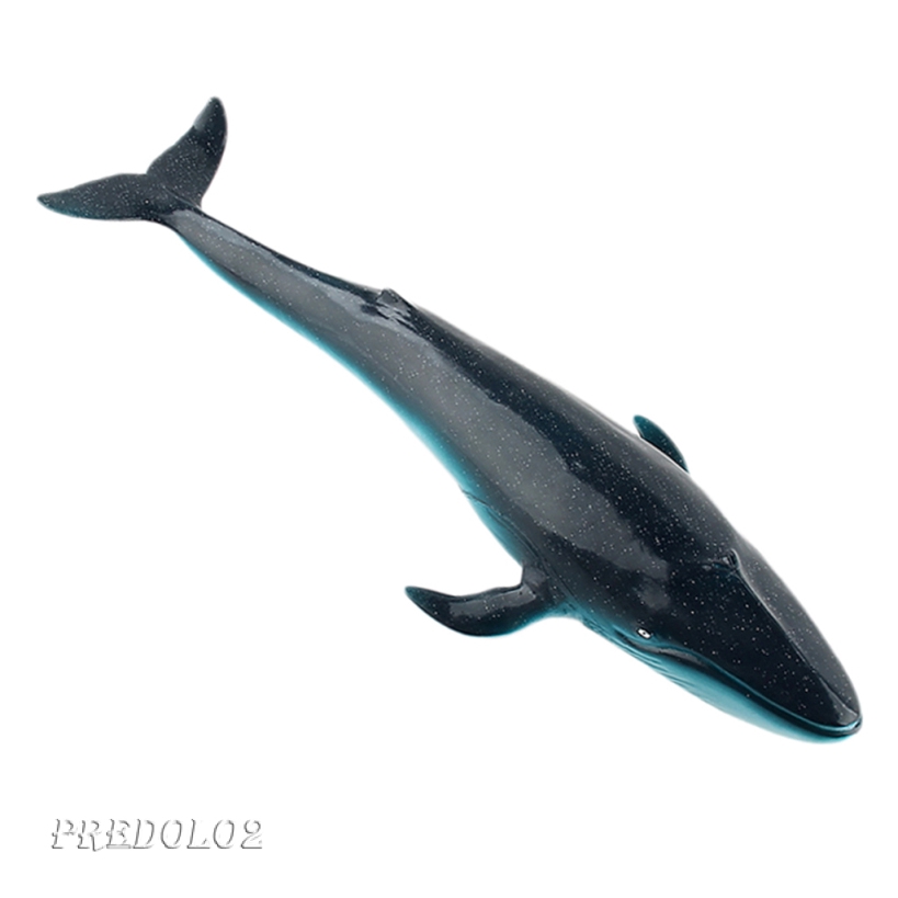 Realistic Ocean Marine Sperm Whale Animal Model Soft Figure Kids Toy Gift 
