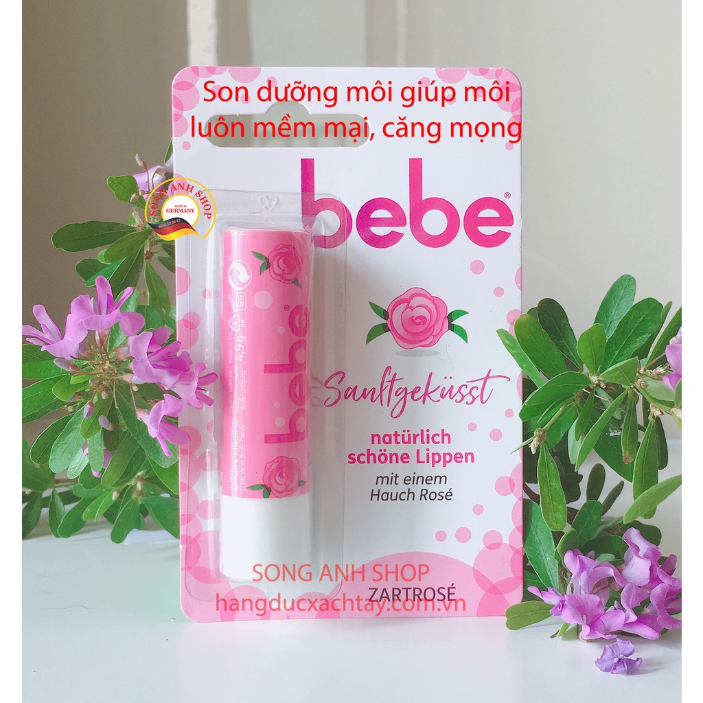 New Model Bebe Zart Rose Lip Balm Shopee Singapore