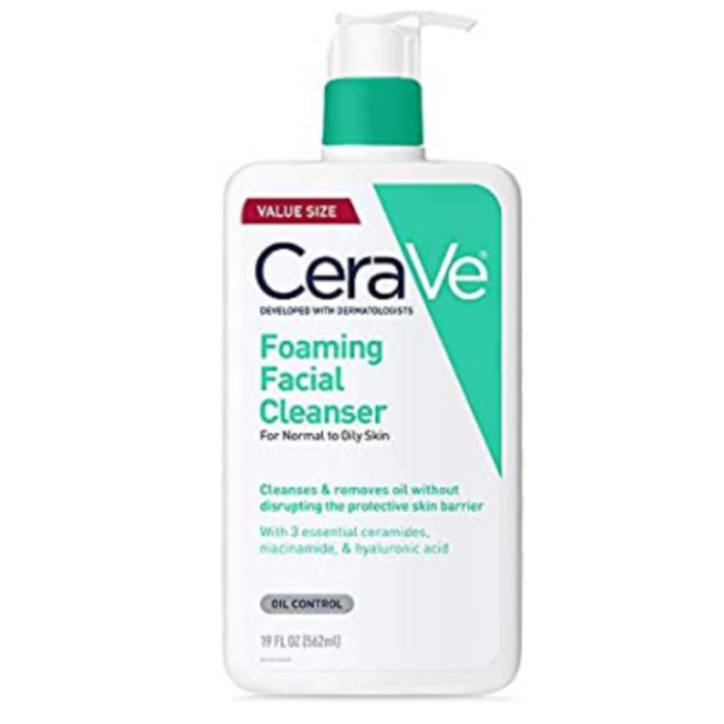 cerave foam face wash