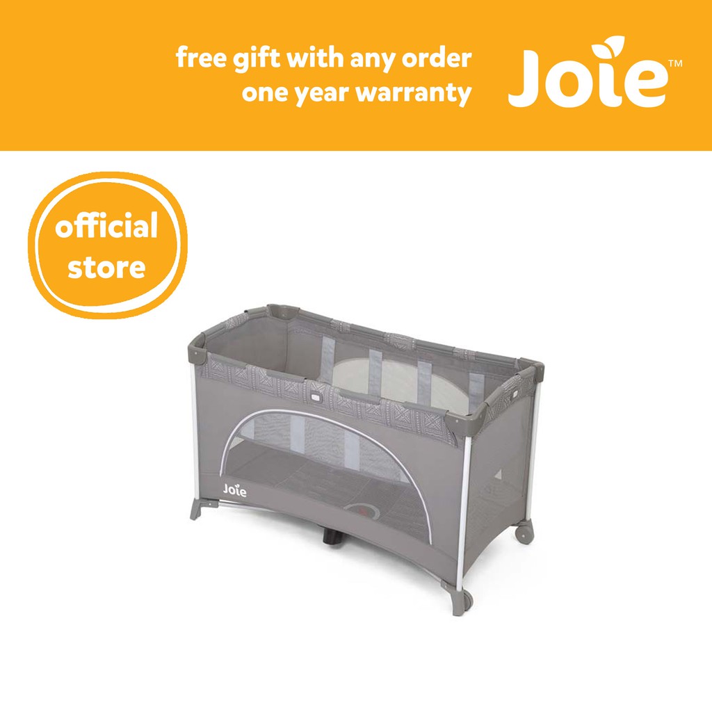 joie allura travel cot mattress size