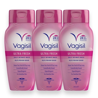 Image of [Bundle of 3] Vagisil Ultra Fresh Intimate Wash 240ml