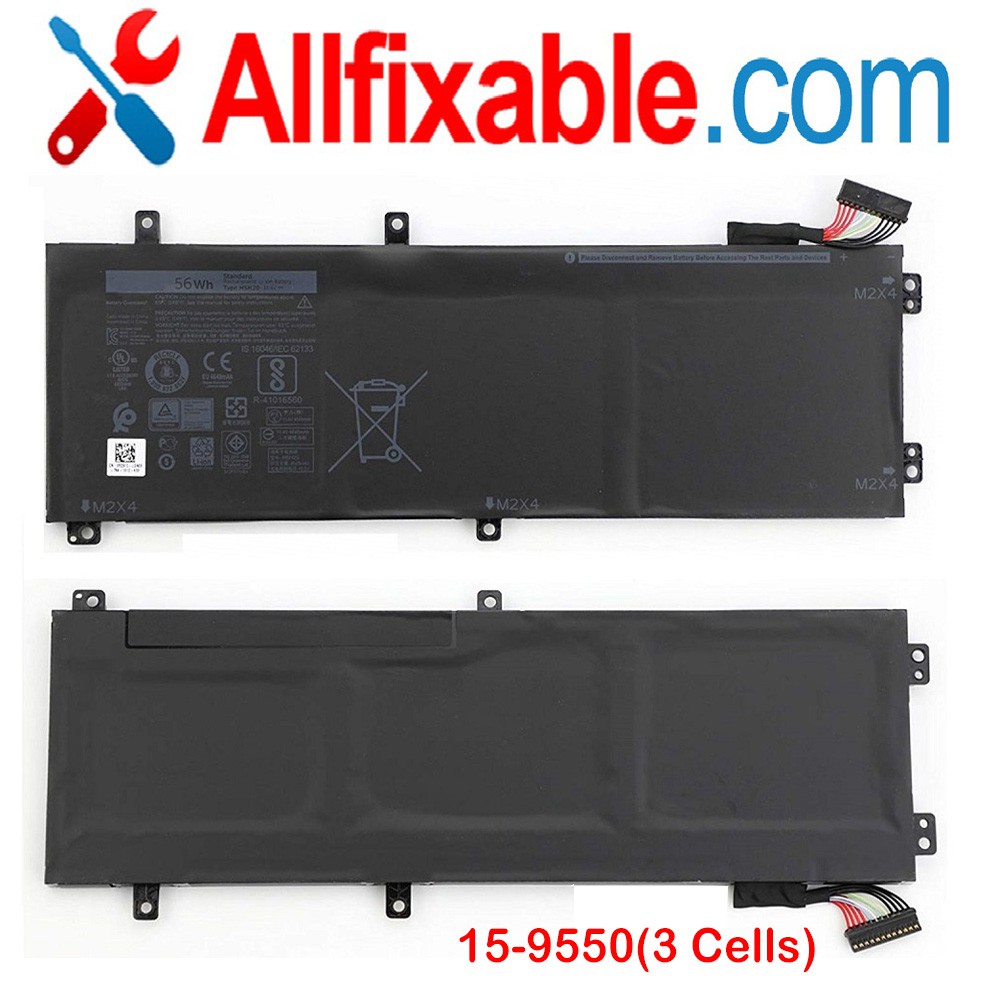 Dell Xps 15 9550 15 9550 Precision 55 H5h 3 Cells 56wh Notebook Compatible Battery Shopee Singapore