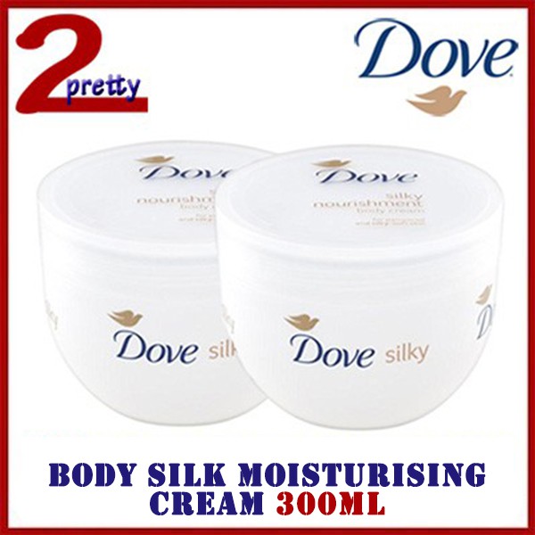 dove body silk moisturizing cream