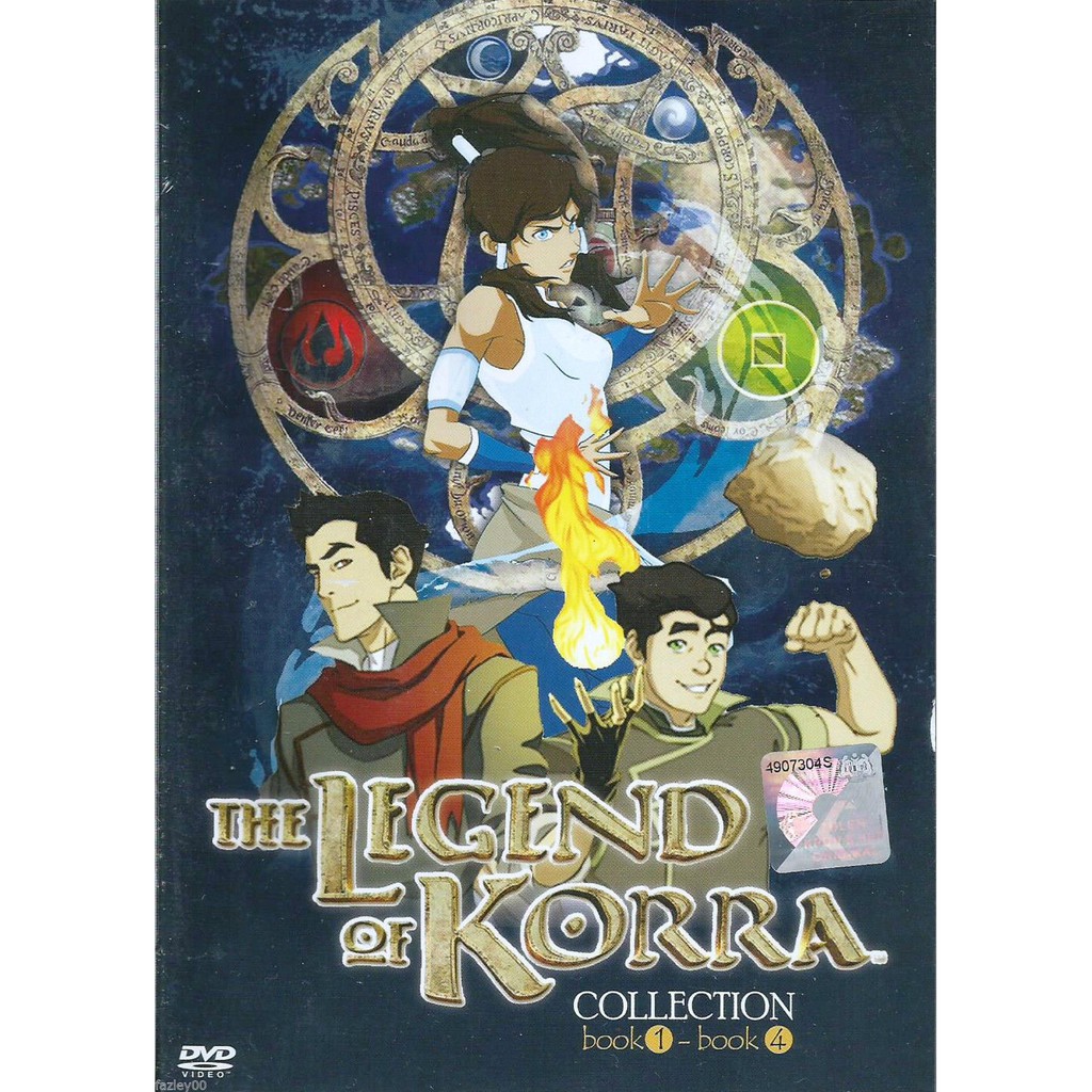 Avatar: The Legend of Korra Book 1~4 Anime DVD | Shopee Singapore