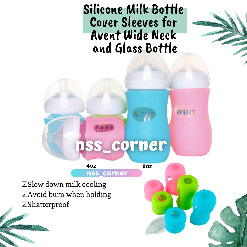 avent glass bottle cover