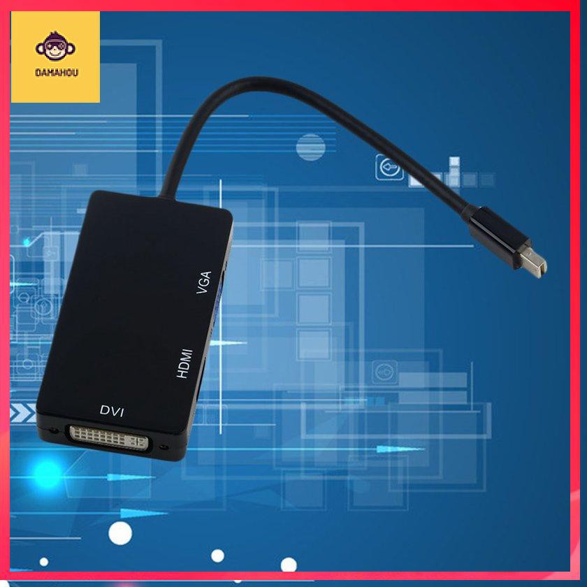 In Stock Mini Dp To Dvi Vga Hdmi Hdtv Adapter 3 In1 For Microsoft Surface Pro 3 2 1 Shopee Singapore