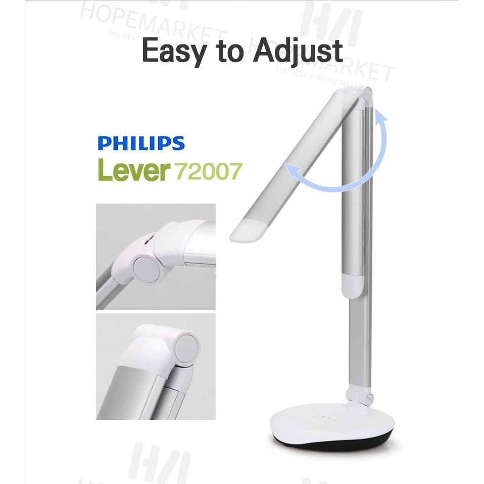 Philips 72007 Lever Led Table Lamp, Philips Lever Led Table Lamp 72007