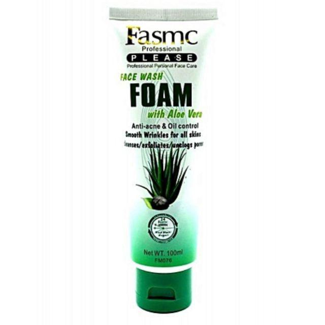 face wash foam with aloe vera