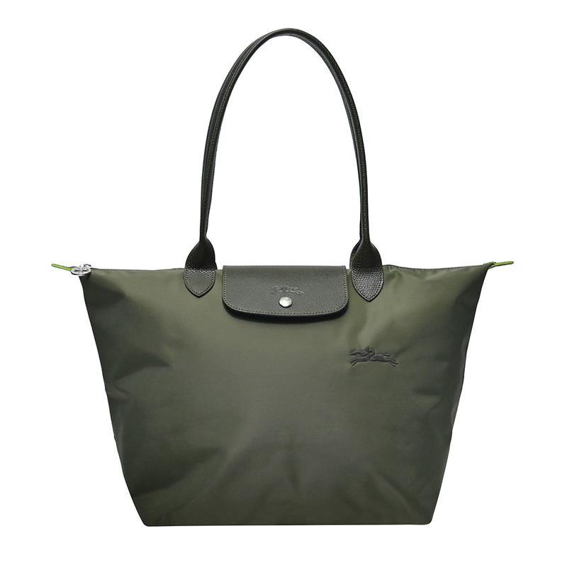 Longchamp Forest Le Pliage Green Shoulder Bag L Shopee Singapore