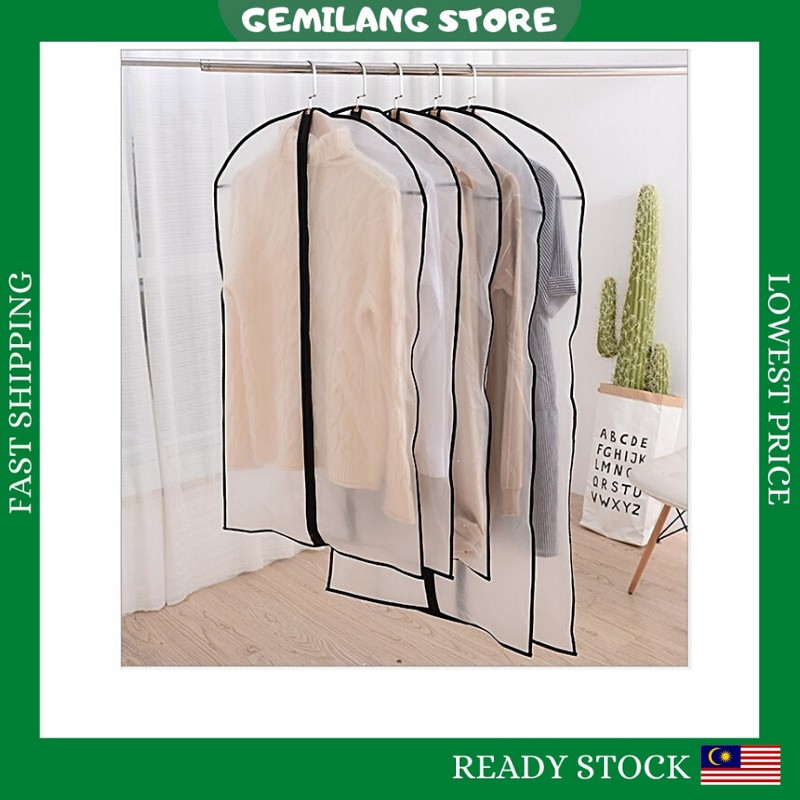 QUALITYPlastic Clear Dust proof Cloth Cover Suit Dress QUALITYPlastic Clear Dust proof Cloth Cover Suit Dress