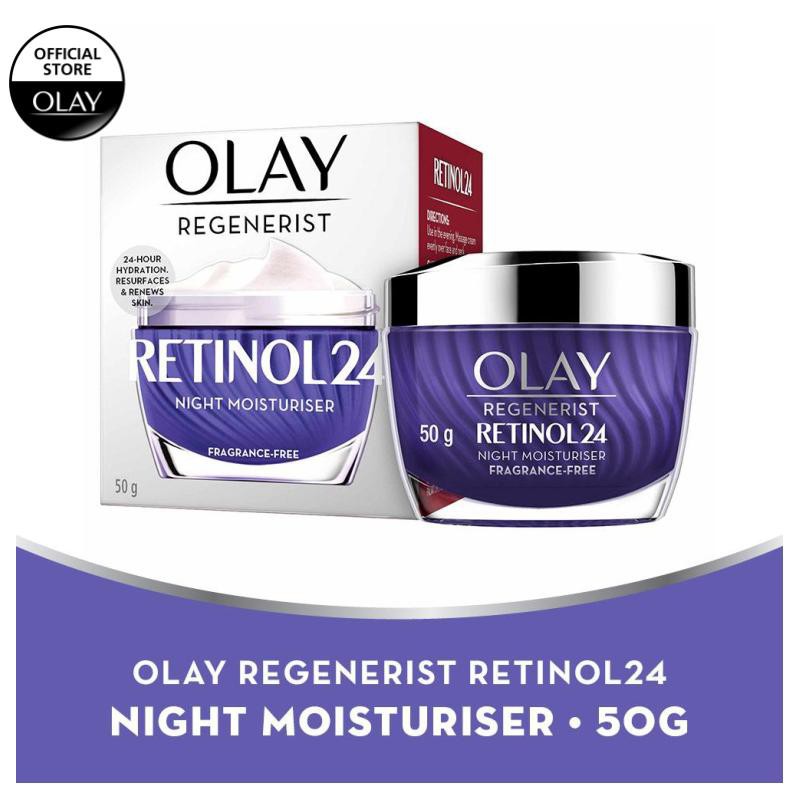 Olay Regenerist Retinol24 Night Face Moisturiser - 50g | Shopee Singapore