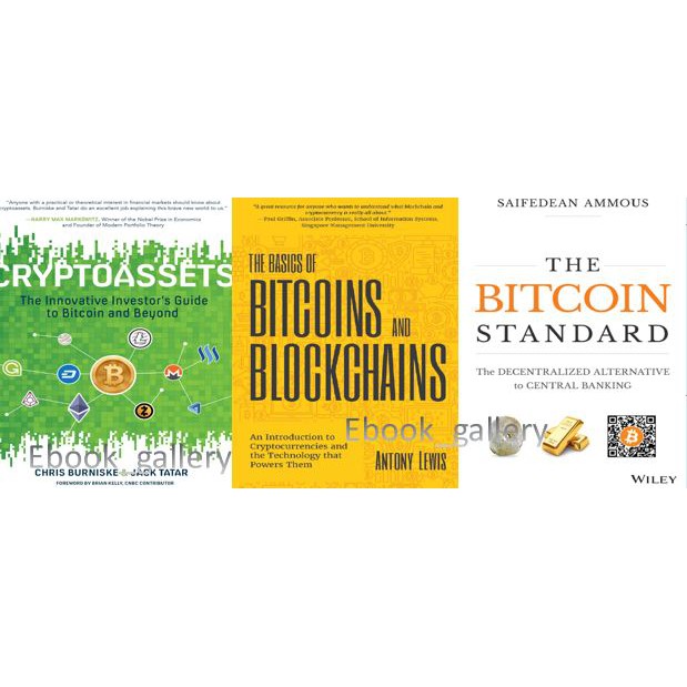 3 In 1 Set) 📚Bitcoins Collection 3 In 1 <Cryptoassets, The Basics Of Bitcoins And Blockchains, The Bitcoin Standard> | Shopee Singapore