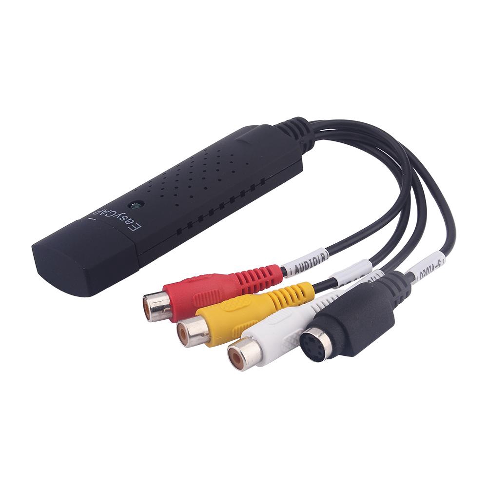 Usb 2 0 To 3 Rca Audio S Video Tv Dvd Vhs Rw Capture Cable Shopee Singapore