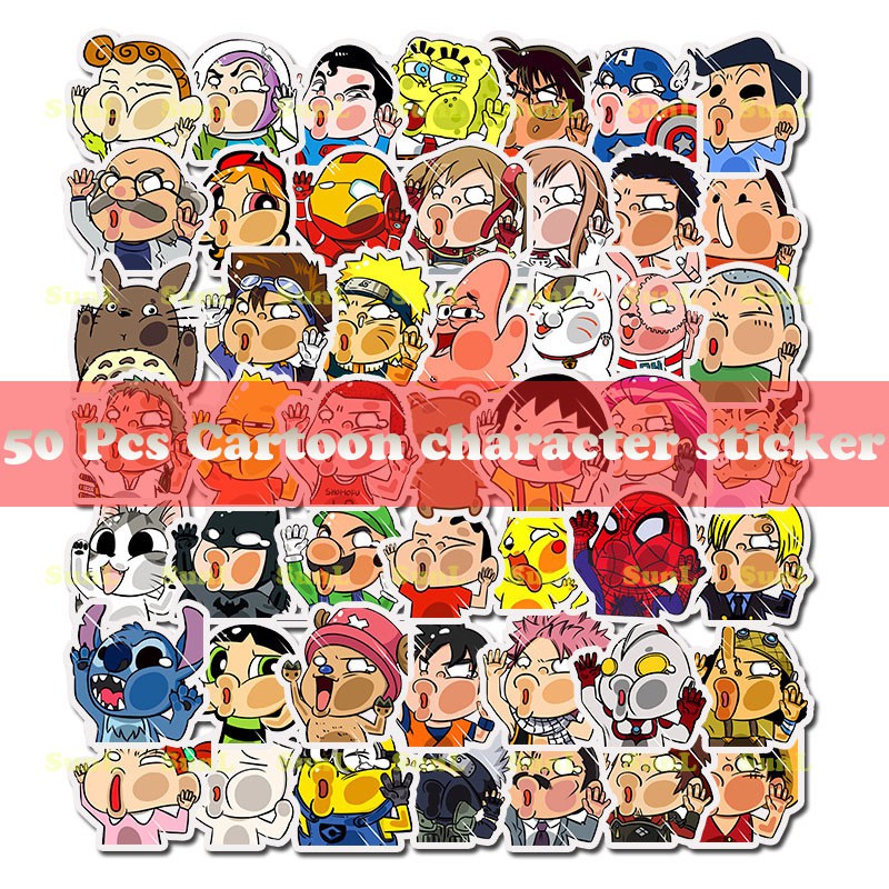 cartoon character car decals