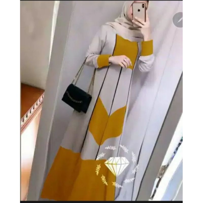 BAJU GAMIS SYIRA DRESS BAHAN CRINGKEL AIRFLOW PREMIUM