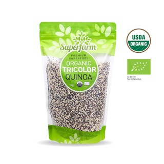 Image of [10.10] SuperFarm USDA-Certified Organic Tricolor Quinoa 1kg / 1kg x 2