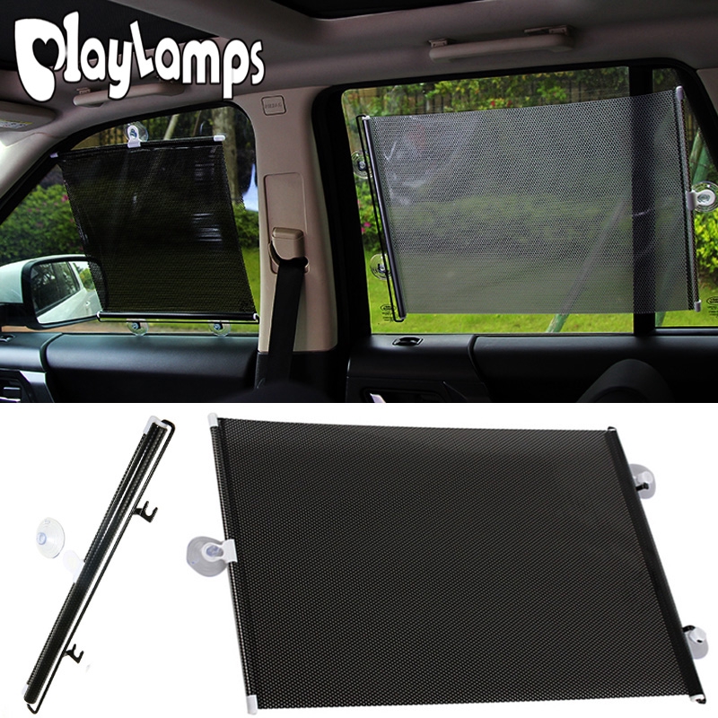 auto drive retractable roller sun shade