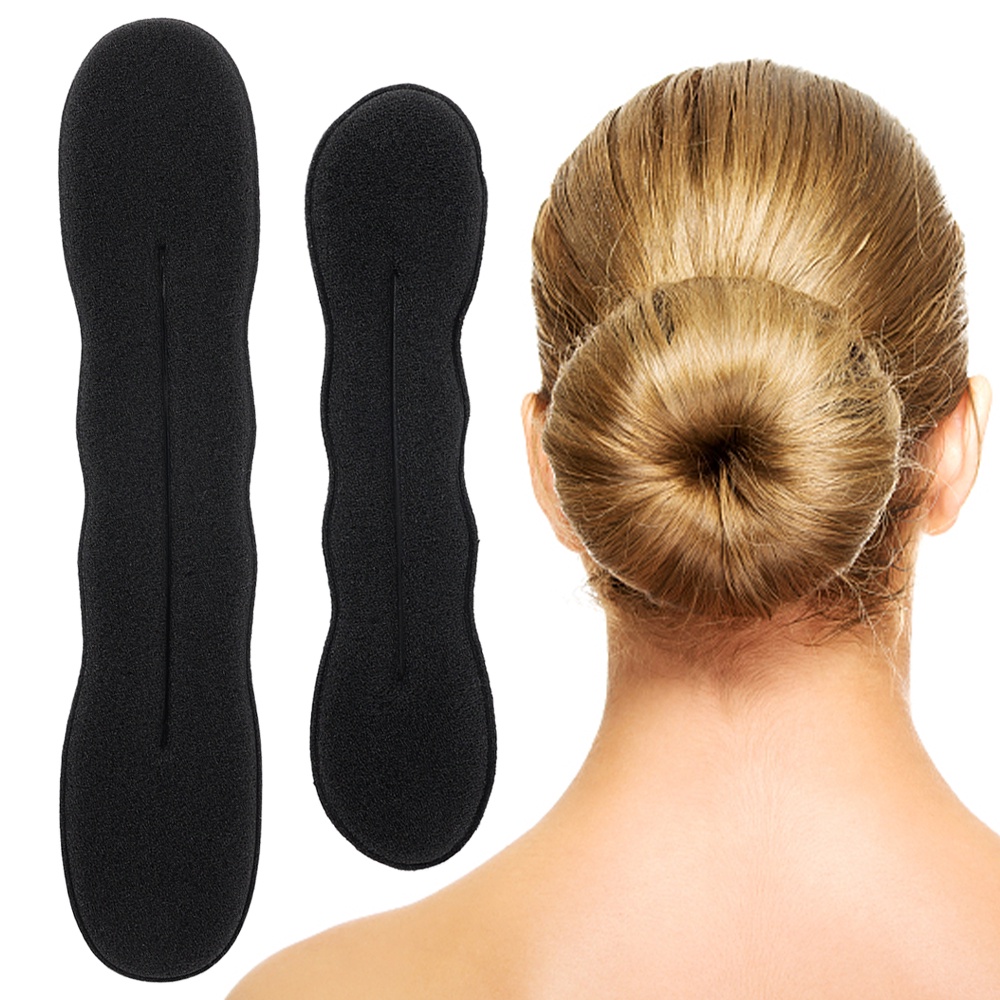Women Simple Sponge Wrap Hair Band / Magic Hair Bun Maker/ Ladies DIY Donut  Bun Hair Styling Tools / Fashion Styling Hair Accessories | Shopee Singapore