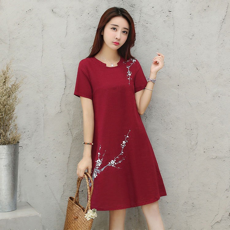 Women Cotton Dresses Summer Dresses Women Long Dresses Short