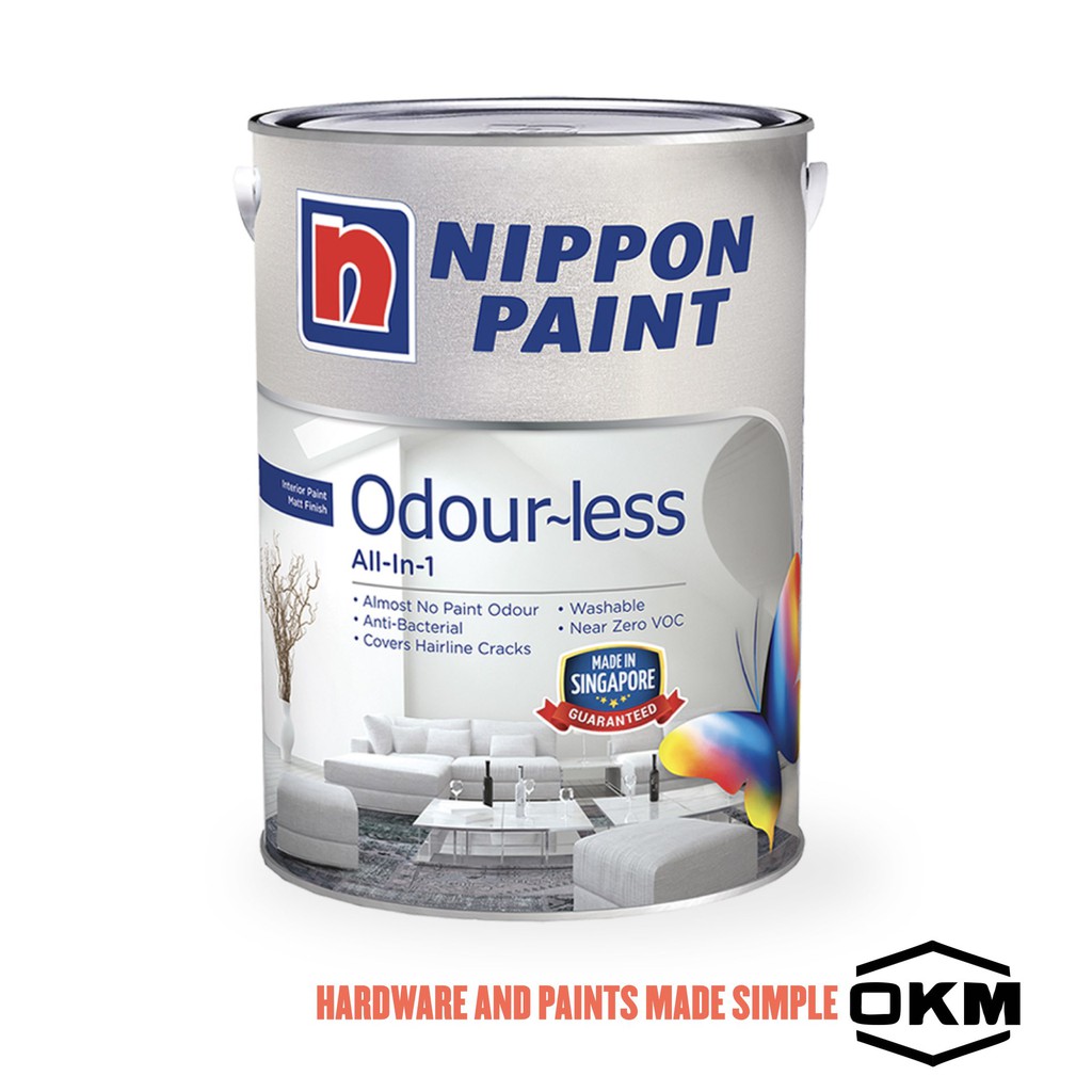 Nippon Paint Odourless Allin1 (1L) Shopee Singapore