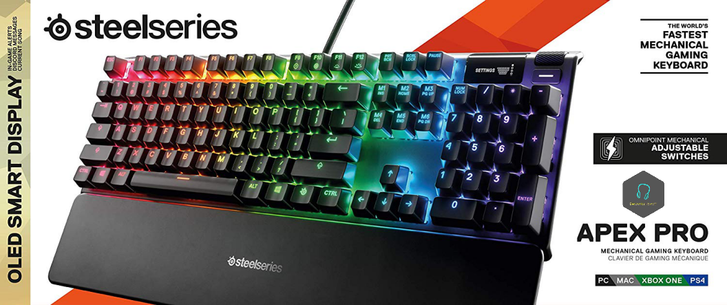 Steelseries Apex Pro Rgb Omnipoint Mechanical Gaming Keyboard Shopee Singapore