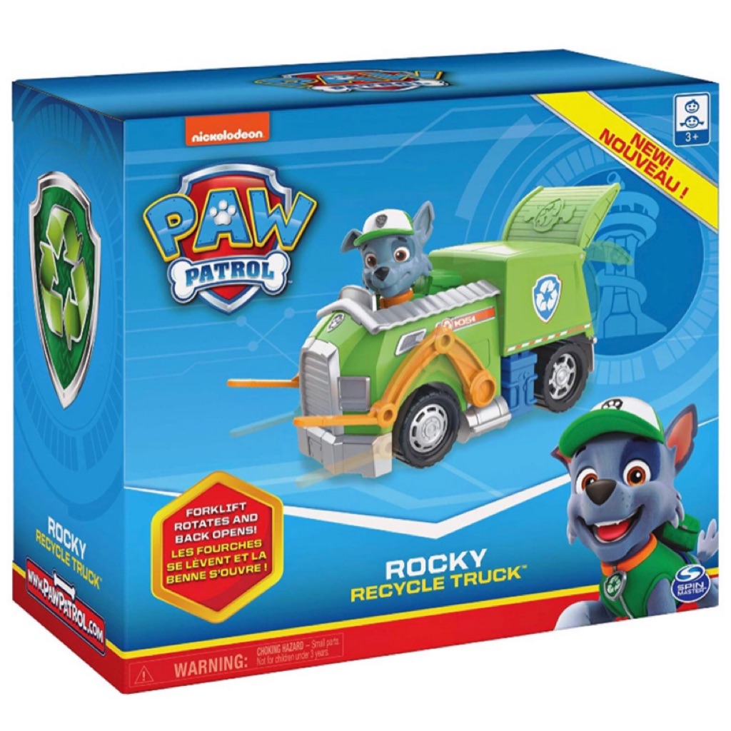 paw patrol rocky truck toy