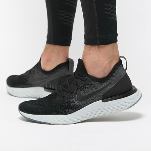 nike epic react grey black