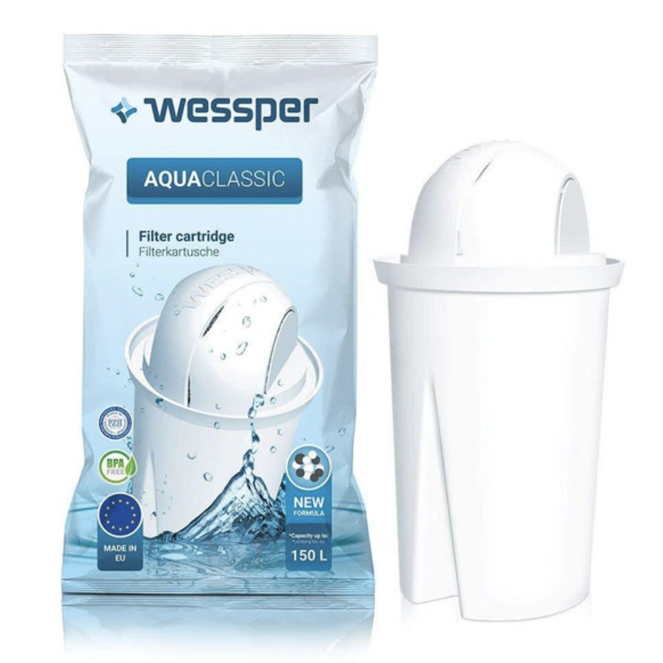 WESSPER Wasserfilter Kartuschen Kompatibel mit BRITA CLASSIC 5 Varianten