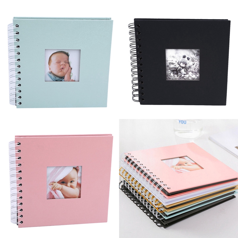 Diy Photo Album Baby Family Lovers Birthday Gift Sticky Memory Scrapbook Album Shopee Singapore