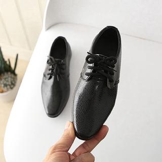 1-12 Years British Baby Boys Leather Shoes Brown Black Children Students Formal Shoes White #1