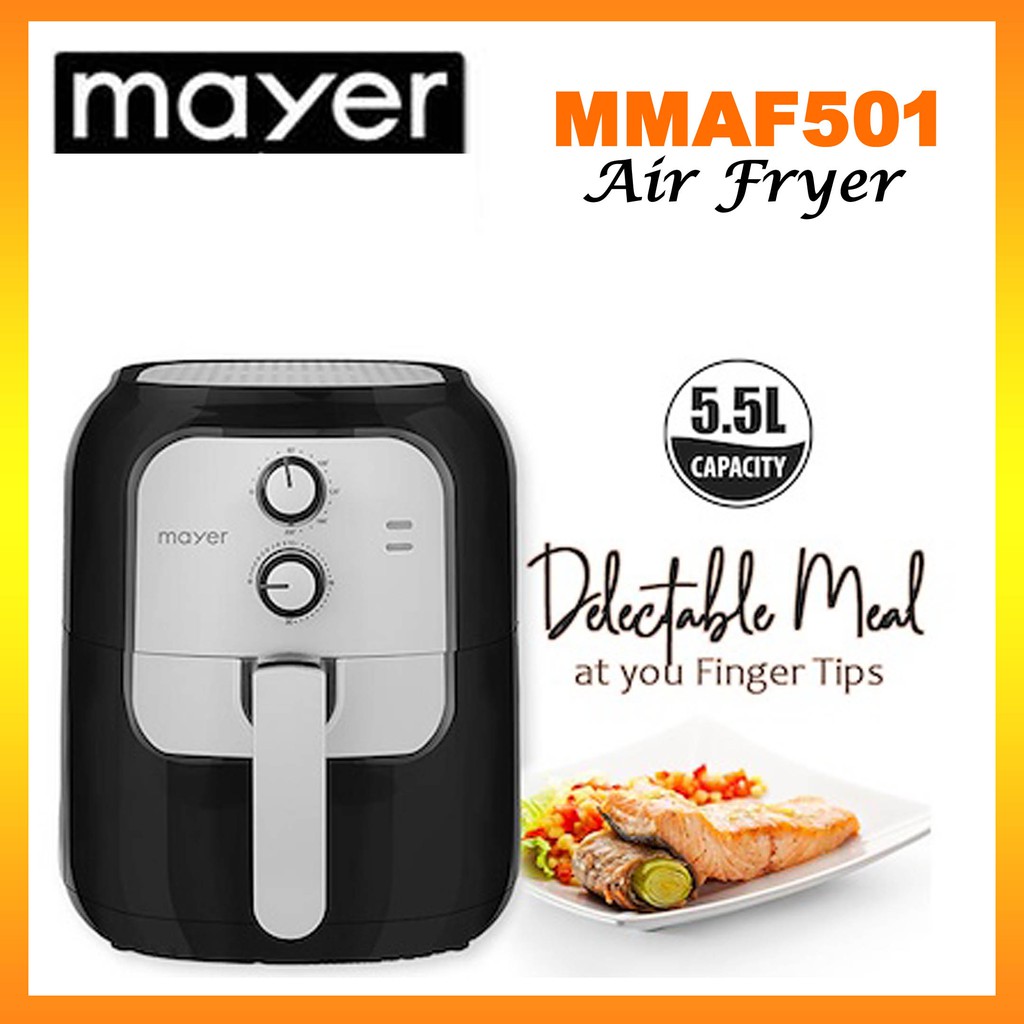 MAYER 5.5L Air Fryer MMAF501 Shopee Singapore