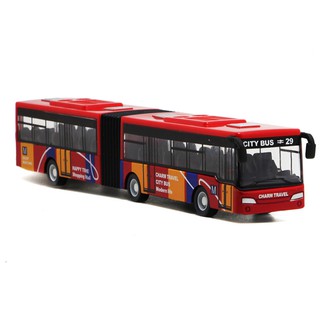1:64 Scale 18cm Baby Pull Back Shuttle Bus Toy Kids Diecast Models Vehicle Toys #2