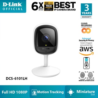 D-Link DCS-6101LH 1080P Full HD IP Cam Wide-angle 110° FOV Secured IP Camera - 2FA, Biometric (FREE 1 Yr Cloud)