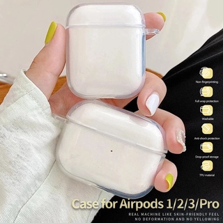 Clear Case for Airpods Pro 3 2 1 Generation Full Cover Protection 3rd Gen Soft Transparent Casing