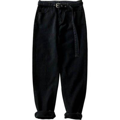 high waisted baggy trousers