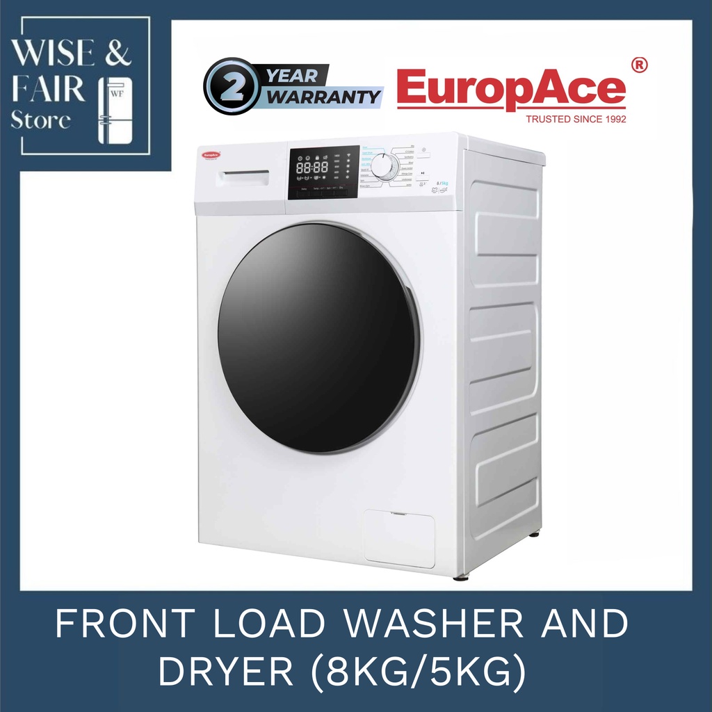 FRONT LOAD WASHER AND DRYER (8KG/5KG) | Shopee Singapore