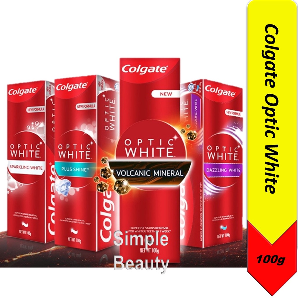 Colgate Optic White Whitening Toothpaste, 100g | Shopee Singapore