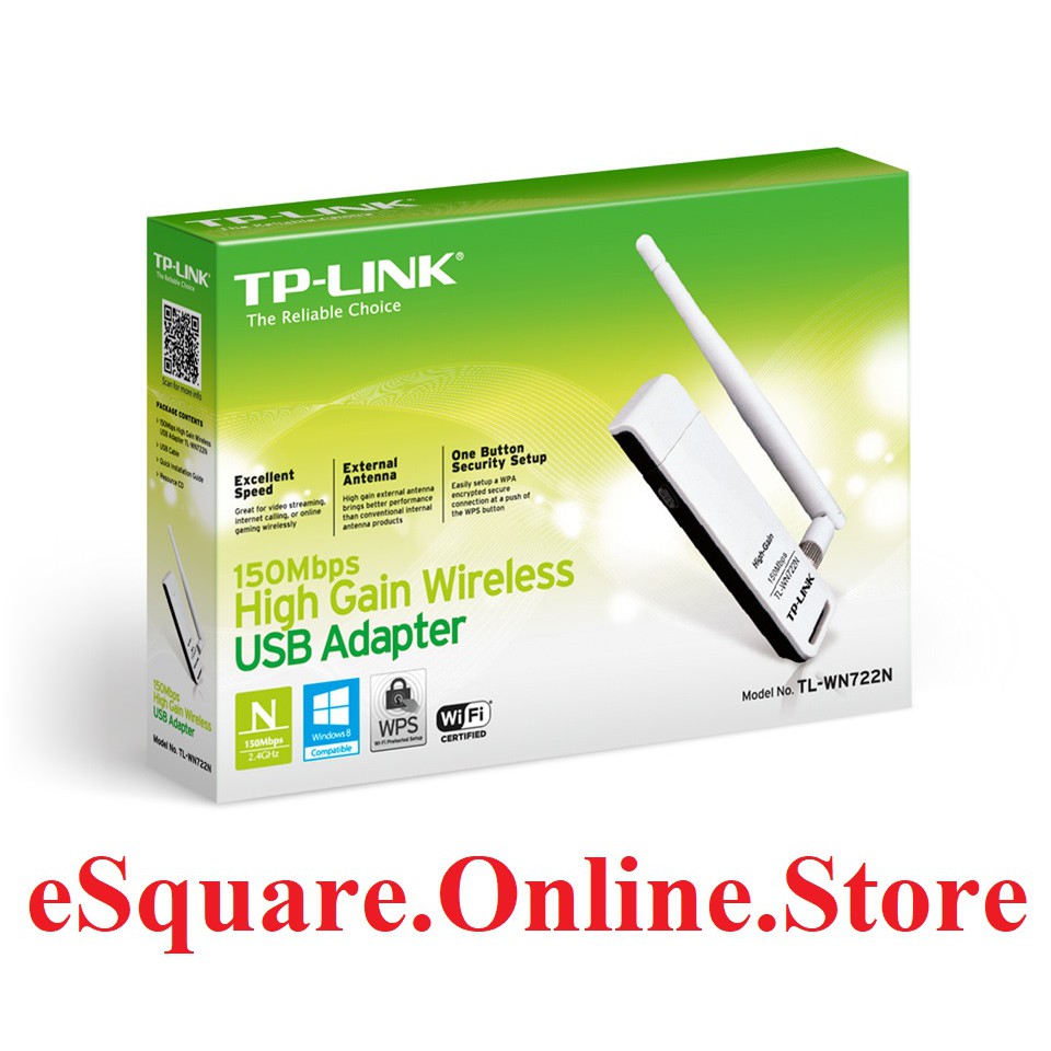 Tp Link Tl Wn722n 150mbps High Gain Wi Fi Usb Adapter Techdeals Pte Ltd
