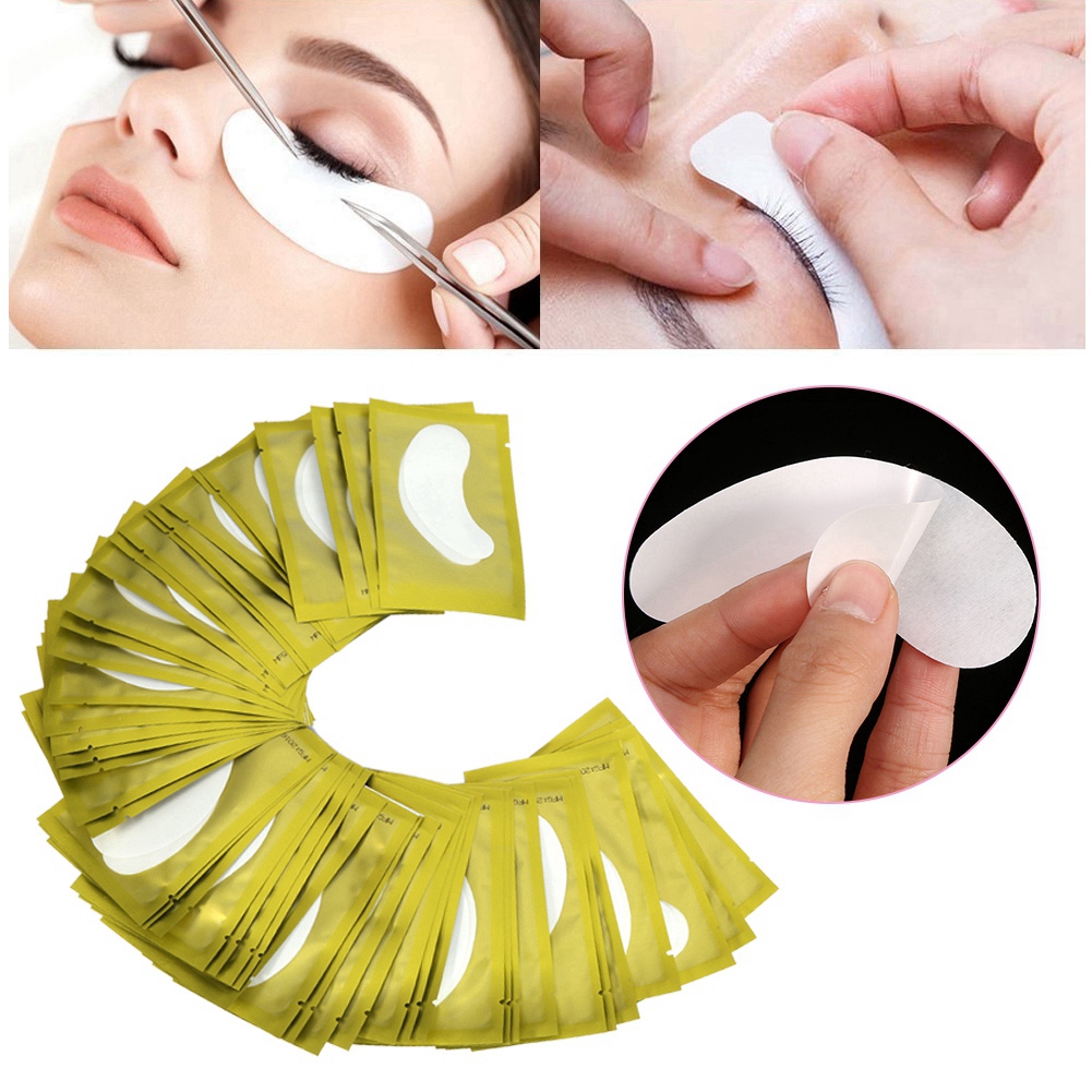 50Pairs/Set Eyelash Extension Hydrogel Under Eye Gel Pad Shopee Singapore